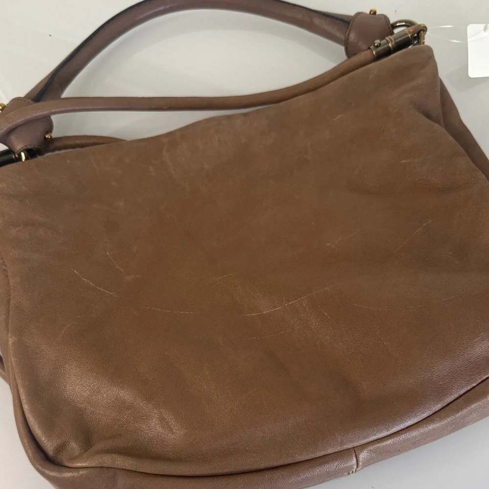 Salvatore Ferragamo Miss Vara Guisy Vintage Gancini Leather Hobo Bag